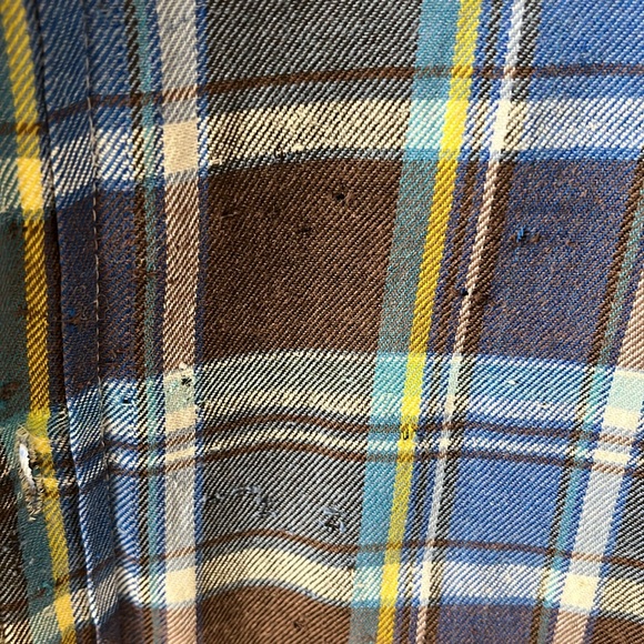 Men’s quilted flannel with hood - Picture 6 of 8